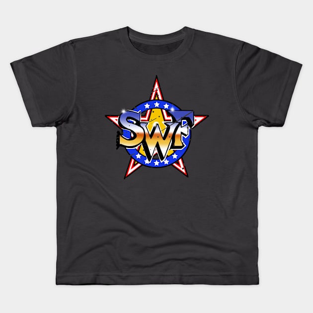 SNK Wrestling Federation Kids T-Shirt by PickledGenius